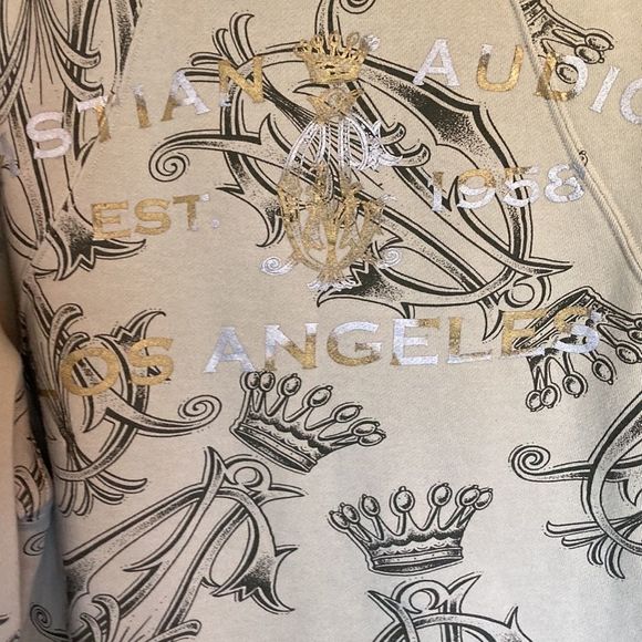 Reversible Christian Audigier hoodie - Picture 6 of 9